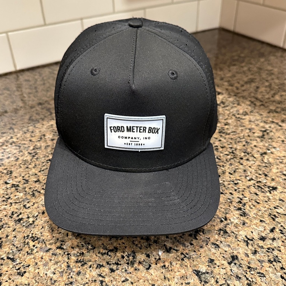 Ford Meter Box Performance Snapback Hat Men's Adjustable Black Flat Bill